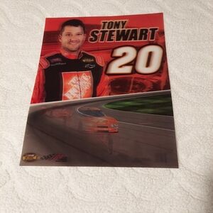 Tony Stewart #20 Holographic Racing Poster